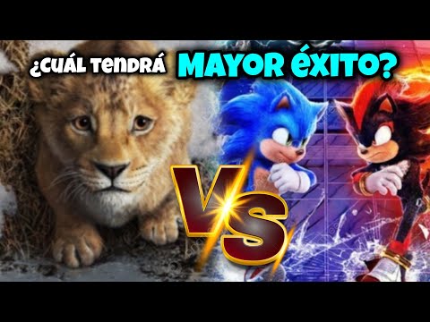 Sonic 3 VS Mufasa!! | UNA BATALLA POR LA TAQUILLA!!