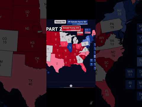 Unbiassed - 2024 US ELECTION PREDICTION DONALD JOHN TRUMP VS KAMALA HARRIS PART 2 #shorts