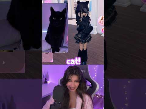 THEME: My Cat🖤 #dresstoimpress #roblox