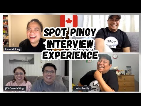 SPOT PINOY INTERVIEW EXPERIENCE | BUHAY CANADA