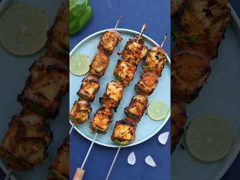 Achari paneer tikka 🍱 #shorts #paneertikka #paneer #recipe #viralvideo