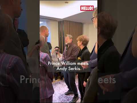 Prince William meets Andy Serkis | HELLO!