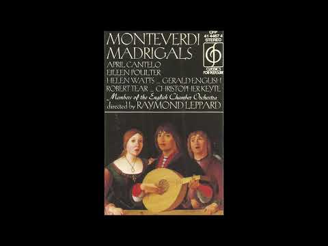 Monteverdi Madrigals (1967) (Cassette Recording)