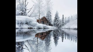 Finding tranquility: My journey through the art of slow living frozen winter lake ASMR