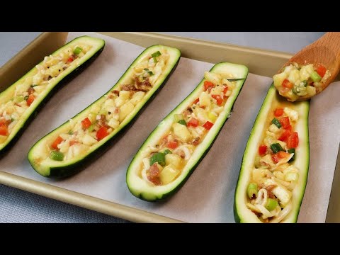 Incredible! I've never eaten such delicious zucchini, better than meat!