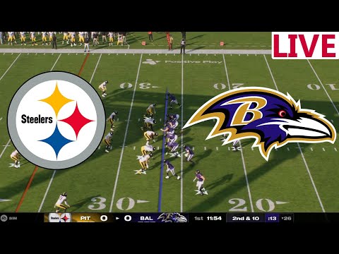 🔴LIVE 🔴Pittsburgh Steelers vs Baltimore Ravens/ NFL Week 16/Madden NFL 25