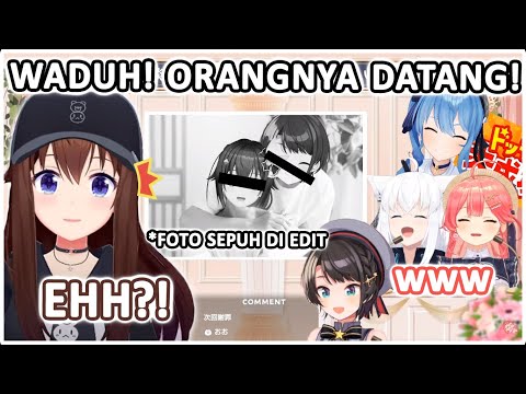 Semua Pada Panik Ketika SORA Datang Melihat Foto Dirinya Di Edit Bersama SUBARU | (Hololive Clips)