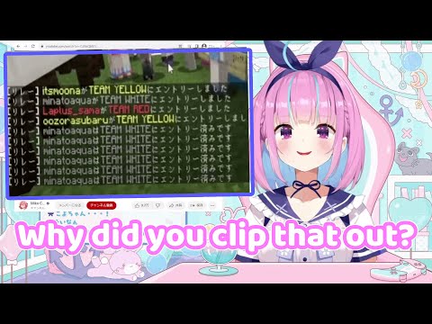 Management clipped how Aqua destroyed the entry box 【Hololive/ENG Sub】