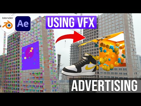 How To Create Flying Banner CGI Ads Using VFX in Blender | Blender VFX Tutorial