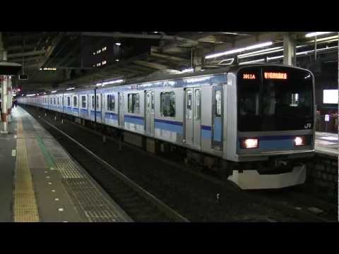 E231系800番台 快速三鷹行き 津田沼発車 2011/11/30