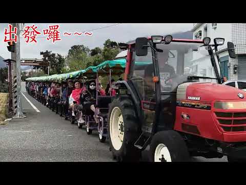 育謄旅行社陳先生率領嘉義蕙蘭獅子會貴賓旅遊團-池上長虹遊園拉拉車   2024.11.23