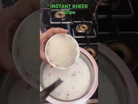 #instant kheer recipe #viral video #trending #shorts #youtube #instagram #snap #facebookpage #vlog