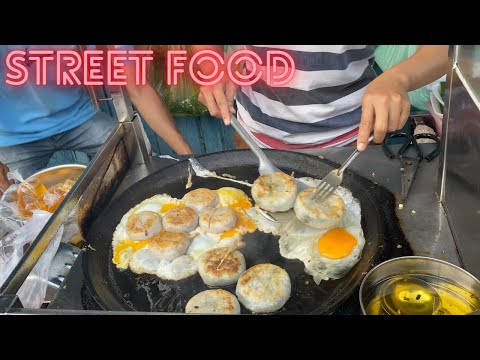 Asian Street Food 🔥 Pan Fried Dumplings Vietnam Banh He