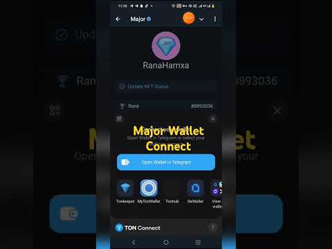 How to Major Airdrop Wallet Connect | Major AirDrop Claim #earnmoney #majorstar #majorairdrop #earn