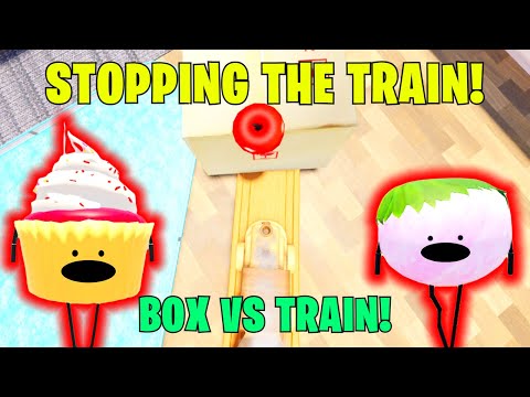 SECRET STAYCATION | STOPPING The TRAIN! Box VS Train