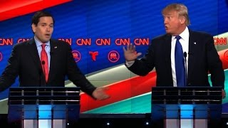 Marco Rubio and Donald Trump's vicious debate battle