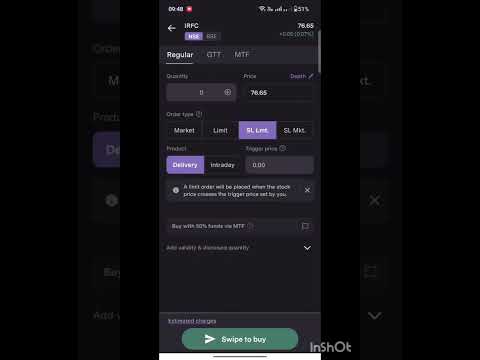 how to set the trigger price while buying shares #stockmarket #cacmacs #upstox #extraincome
