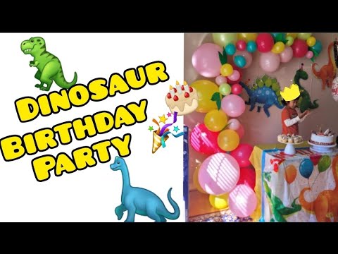 Dinosaur Theme Birthday Party | Dinomite Celebration For My Son