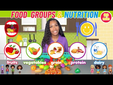 My Plate | Learning with Ms Houston| Food Groups & Nutrition| Vegetarian, Vegan, Pescatarian