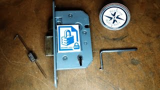 #241 ERA 5 Lever Curtained Mortice Lock Picked & Gutted #HV1000