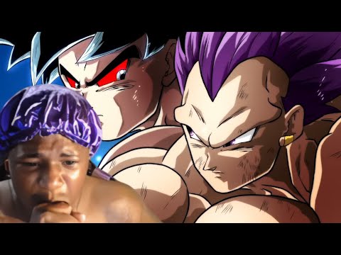 QUAN2FAMOUS1 REACTS TO ULTRA INSTINCT GOKU VS ULTRA EGO VEGETA | GOKU & SAITAMA PART 7