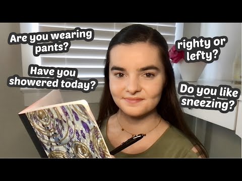 ASMR Asking You 150 EASY Personal Questions