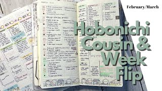 Hobonichi Cousin & Weeks | Monthly Planner Flip Through