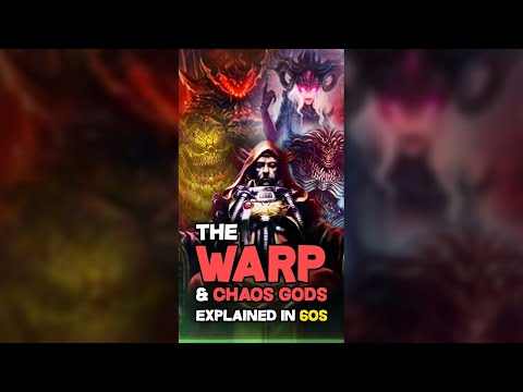 WARP TRAVEL and the CHAOS GODS explained in 60s - Warhammer 40k Lore #warhammer40klore #40k #40kmeme