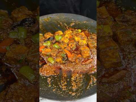 Restaurant Style Paneer Tawa Masala ASMR Cooking || #shorts #indianasmrworld #asmr #recipe #food