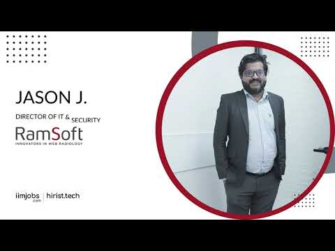 RamSoft - Jason Joseph (Director of IT & Cyber Security) | Showcase | iimjobs.com | hirist.tech