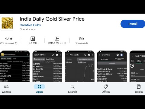 How To Install India Daily Gold Silver Price App's | How To Download India Daily Gold Silver Price