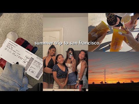 [vlog] 3-day trip to SF ✈️ | reuniting w/ friends, car rides, & idek