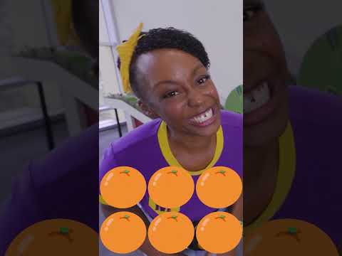 Meekah Picks 6 Oranges From The Tree 🍊 #blippi #meekah #fruit #learning #food #shorts