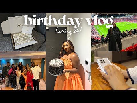 BIRTHDAY VLOG| I am 24, the BEST SURPRISE, BAKING my CAKE, watching MAN U LIVE, opening my GIFTS