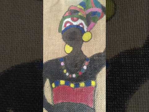 painting on jute Bag #youtubeshorts #comedy #comedyfilms #funny #shortsfeed #shorts