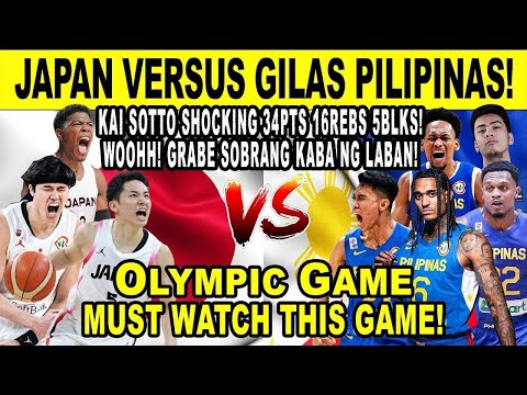 GILAS PILIPINAS vs JAPAN - Grabe ang Ginawa ni Kai Sotto! FIBA World Cup Qualifiers 2025 - 2K24