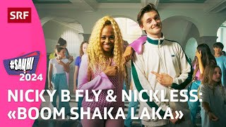 #SayHi 2024: Nicky B Fly & Nickless «BOOM SHAKA LAKA» 👉🏾👈 | Kindervideos | SRF Kids