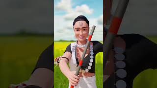 Nepal Cultural Dance ❤️ | Tharu Stick Dance #nepal #nepalicartoons #नेपाल #cultural #tharu #dance