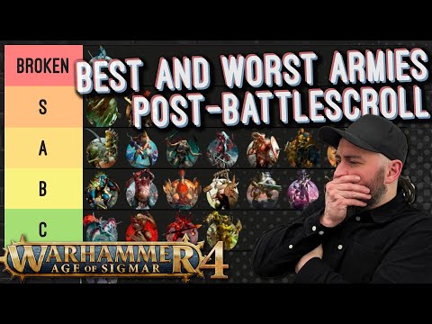 Ranking ALL Age of Sigmar 4 Armies in 2024!