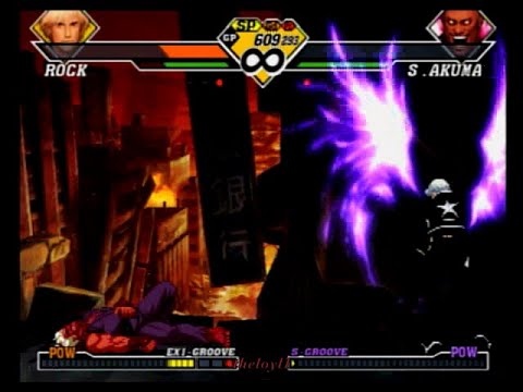 Capcom vs. SNK 2: Mark of the Millenium 2001 - (Rock) Final Boss Battle vs. Shin Akuma & finale