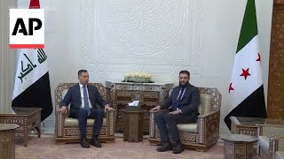 Iraqi security chief meets Syria's rebel leader in Damascus