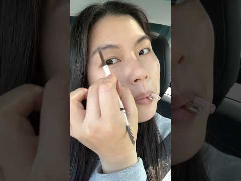 GRWM in my car #grwm #getready #makeup