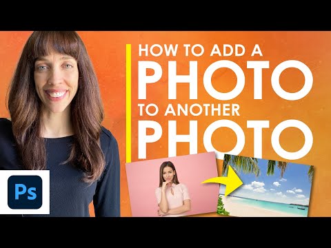 How to add an image to another image in Adobe Photoshop - Picture in Picture