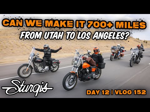 Will The Bike Make It 700+ Miles From Utah to Los Angeles! | Sturgis 2024, Day 12 - Vlog 152