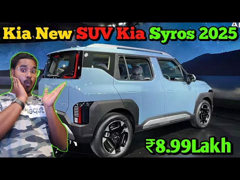 New Kia Syros SUV 2025 | Launched in India: 9 Lakh showroom price | #kiasyros