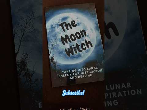 Amazing Moon Witch Book! 🌙 Check It Out! #wiccan #witchcraft #witch #moonwitch #spells #wicca