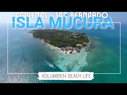 Isla Mucura Covenas Tolua San Bernardo Covenas Kolumbien DJI Mini3 Pro Drohnen Video