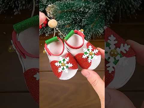 DIY Christmas Ornament ~ Shoes, Christmas Crafts