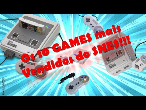 Top 10 GAMES mais vendidos do SUPER NINTENDO (SNES)!!!