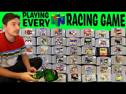 Playing EVERY N64 Car / Racing Game I Bought! INTRO & 1st RACE